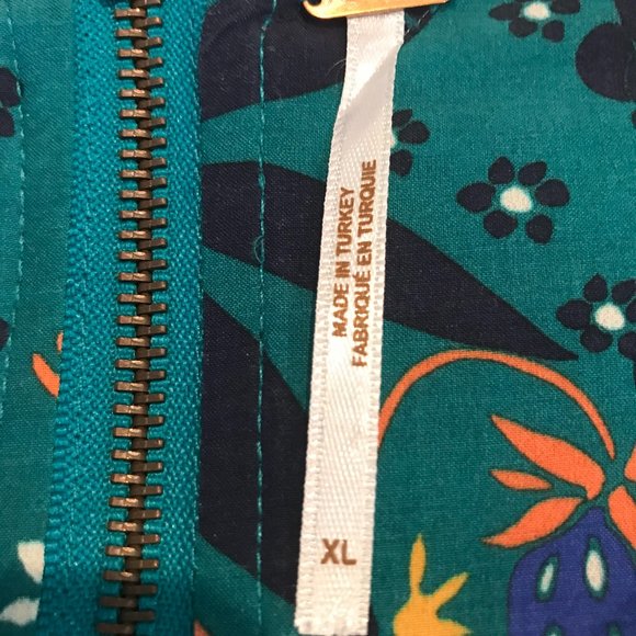 Free People Teal Floral Mini Dress - Picture 4 of 11